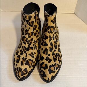 Steve Madden Leopard Print Ankle Booties 8